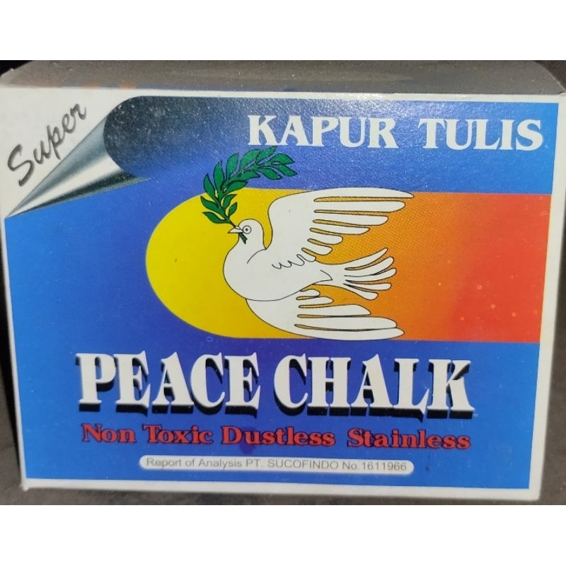 

KAPUR PAPAN TULIS PUTIH PEACE CHALK