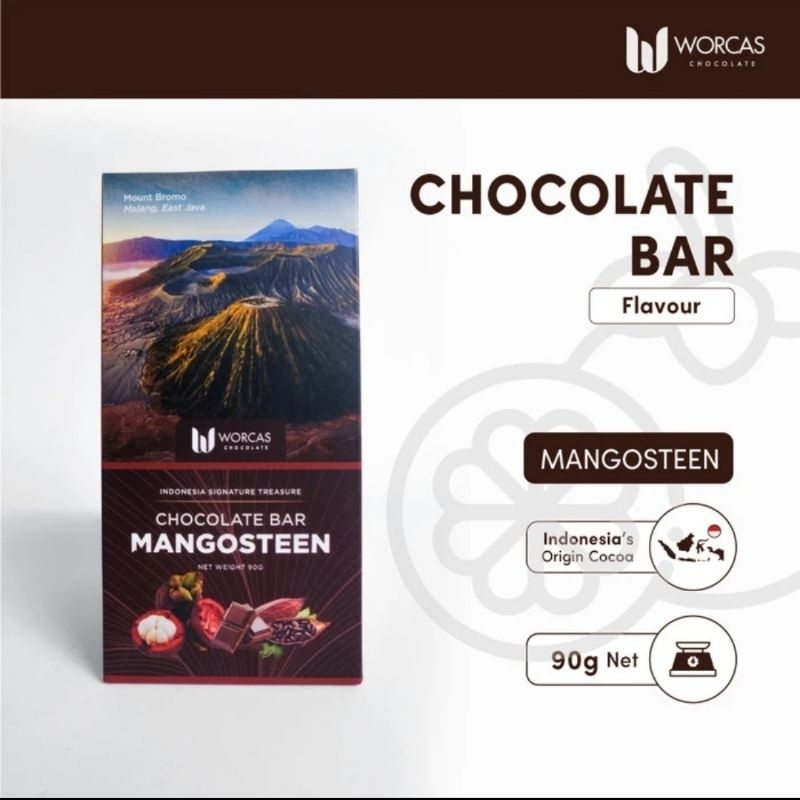 

Chocolate Bar Flavoured Coklat Mangosteen 90gr