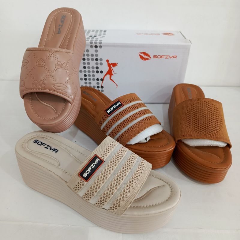 Macam Macam Sandal Wedges Sofiya tipe 7988 | Sandal Wedges Sofiya tipe 7988-25 | 7988-25 | 7988-13 |