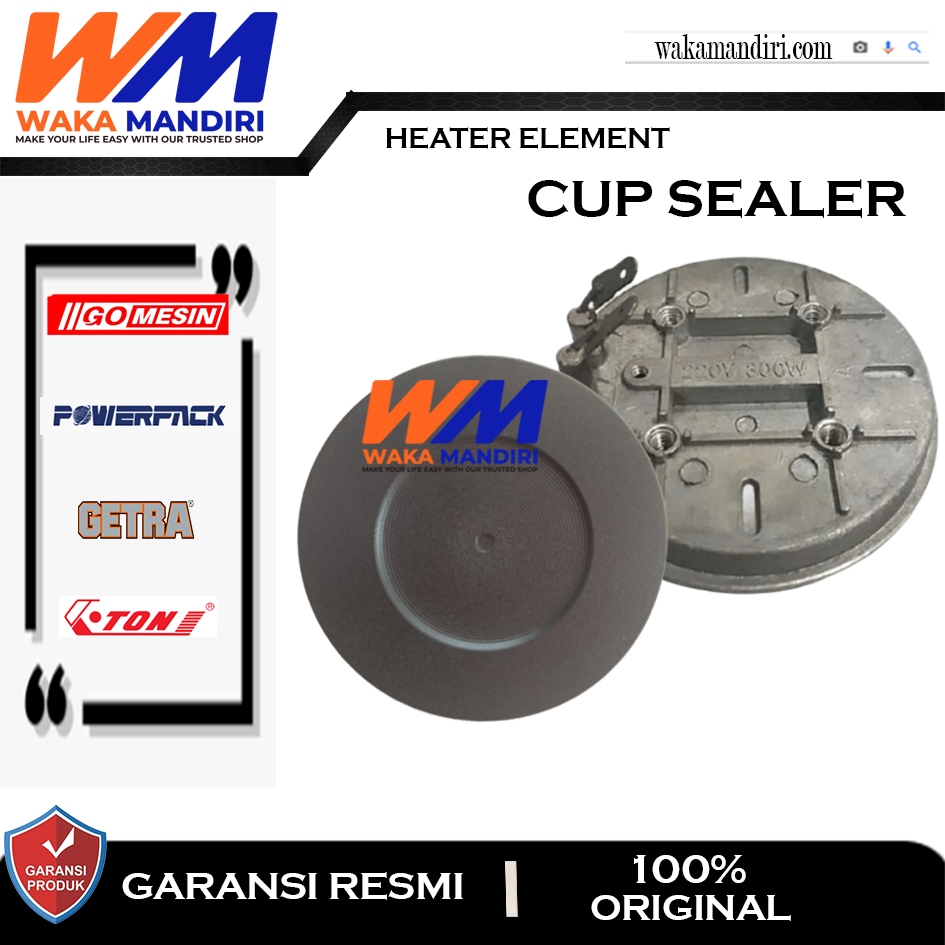 Cup Sealer / Elemen Pemanas Mesin Cup Sealer / Elemen Pemanas Cup Sealer / Heater Cup Sealer / Eleme