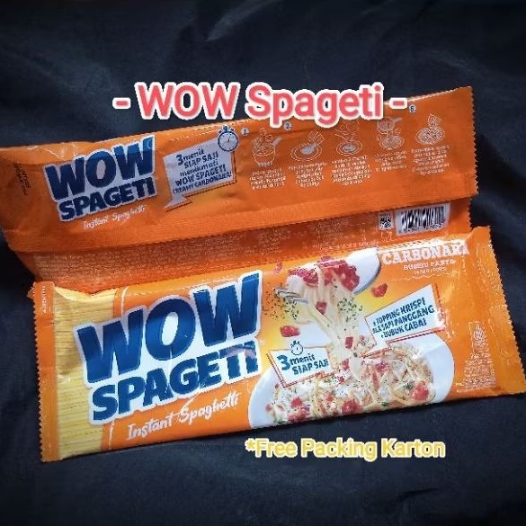 

WOW Spageti Creamy Carbonara 88g Isi 10 pcs