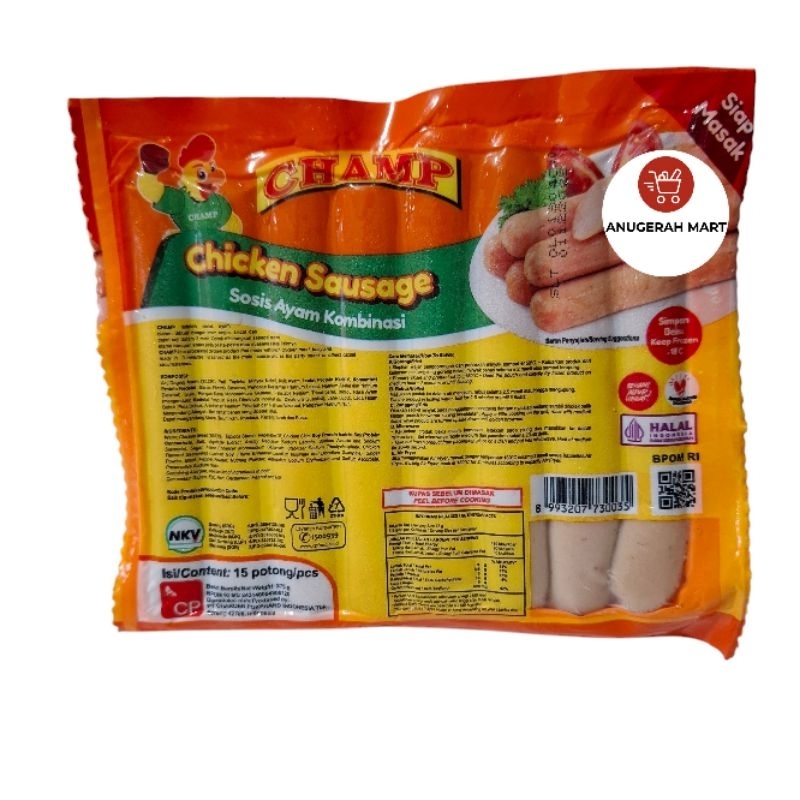 

INSTAN | Champ Sosis Ayam Kombinasi Chicken 375gr