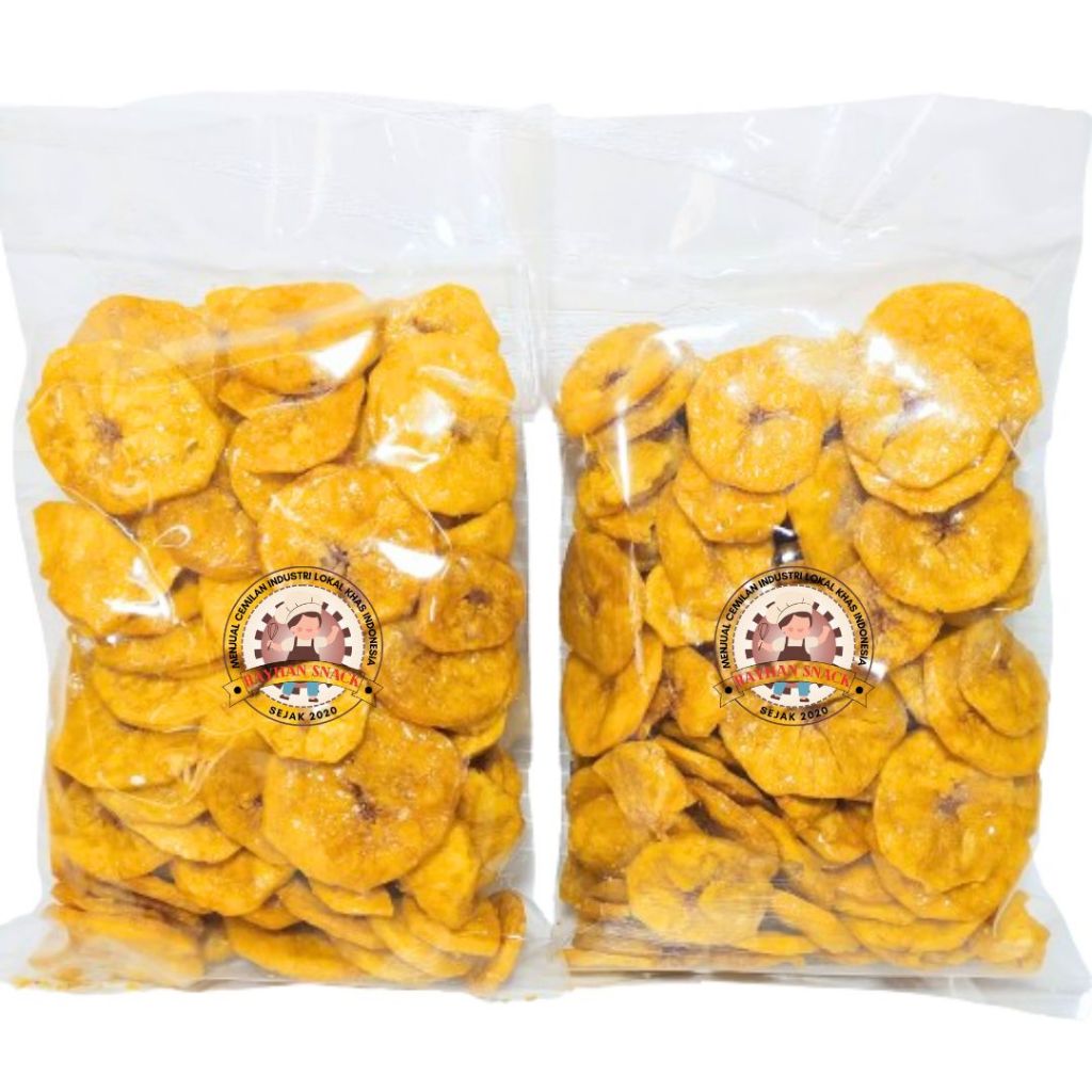 

Keripik Kripik Pisang Manis Madu Pisang Koin Lampung Kiloan Murah 250gr - Best Seller