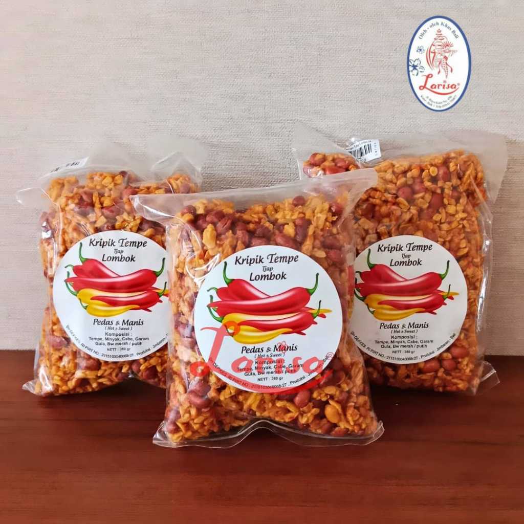 

Keripik Tempe 360 Gram Tjap Lombok