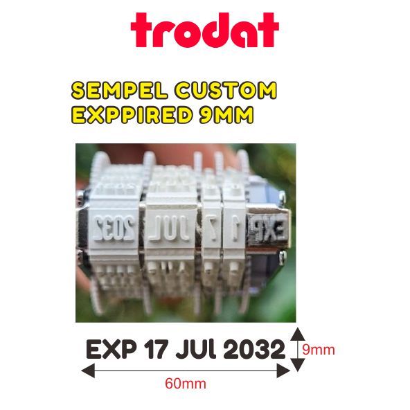 

Stempel Trodat EXP 9mm Dater/Kemasan Prodak