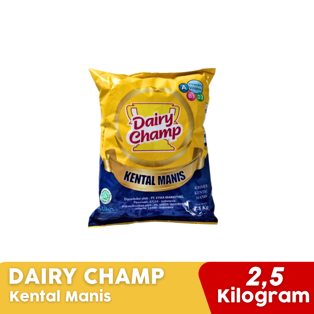 

Dairy Champ Susu Kental Manis 2.5 Kg