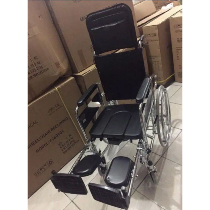 Kursi Roda Jari-Jari GEA FS 609 GC/Kursi Roda Gea Commode WheelChair