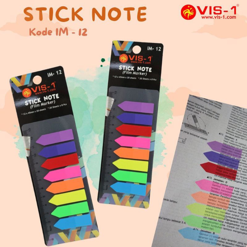 

VIS-1 Stick Note Kode IM - 12