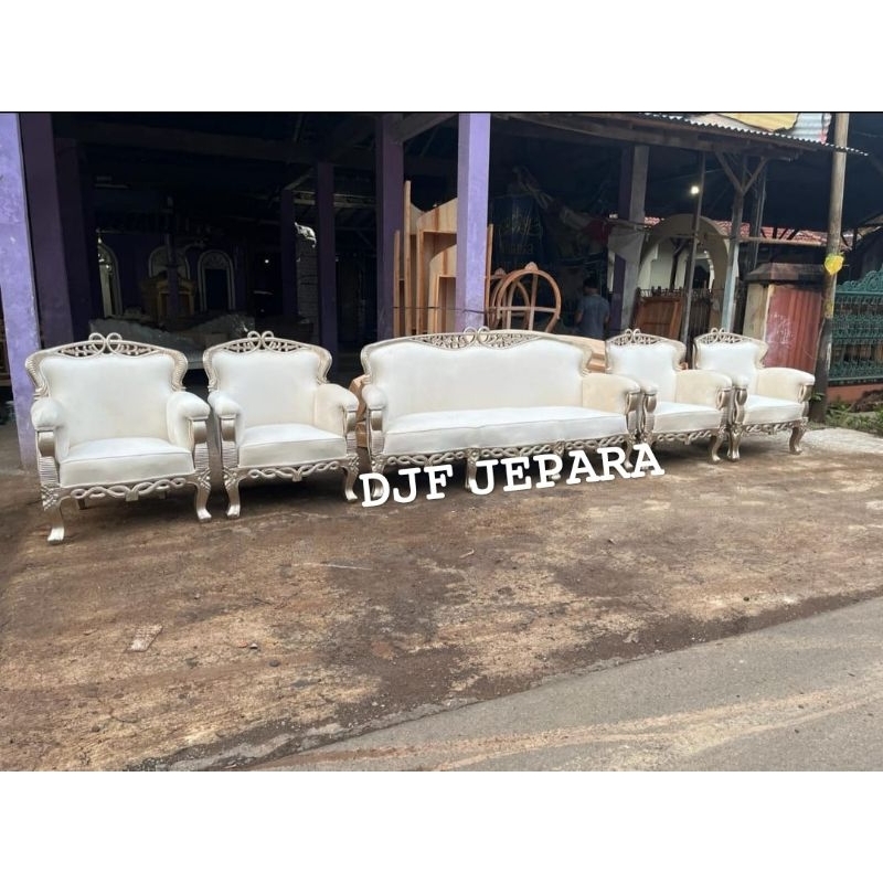 set sofa pelaminan model terbaru / sofa pelaminan ukir / kursi pelaminan / kursi pelaminan ukir