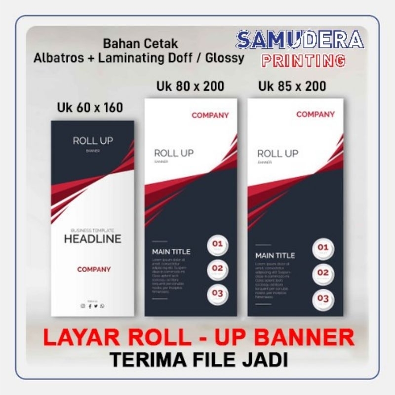 roll up banner + cetak albatros