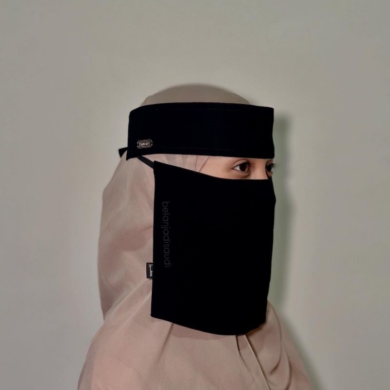 NIQAB KARET SATU/niqab karaz/karaz/originalkaraz/niqab/niqab brand saudi/cadar/cadar saudi/veil/penu