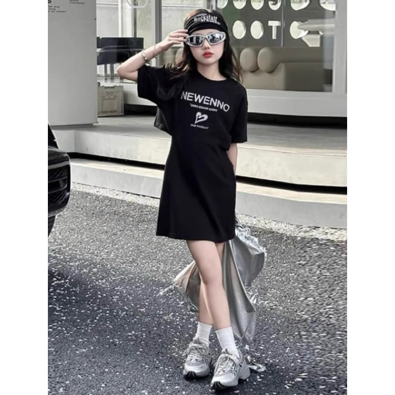 590 SIZE 120, 140, 160, 170 KAOS TUNIK ANAK IMPORT