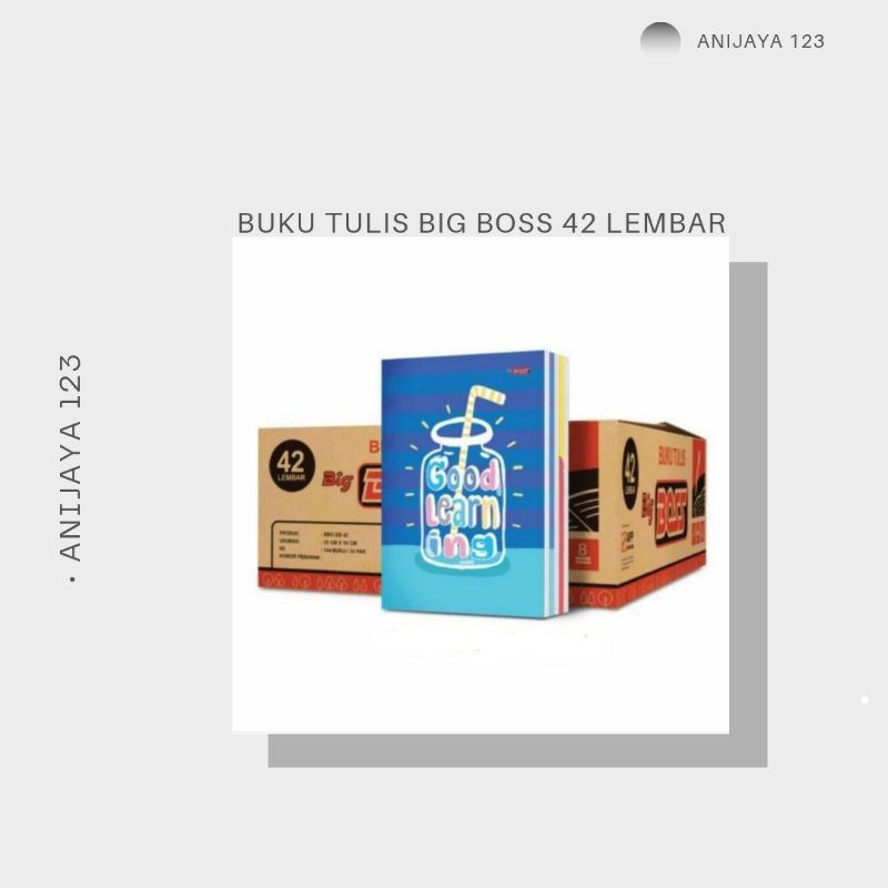 

Buku Tulis big boss 42 lembar