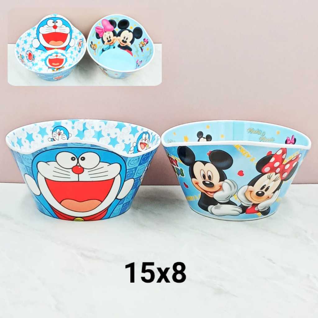 MANGKOK MELAMIN HELLO KITTY  MANGKOK MELAMIN MELODY  MANGKOK MELAMIN SNOOPY  MANGKOK MEALMIN CINNAMO