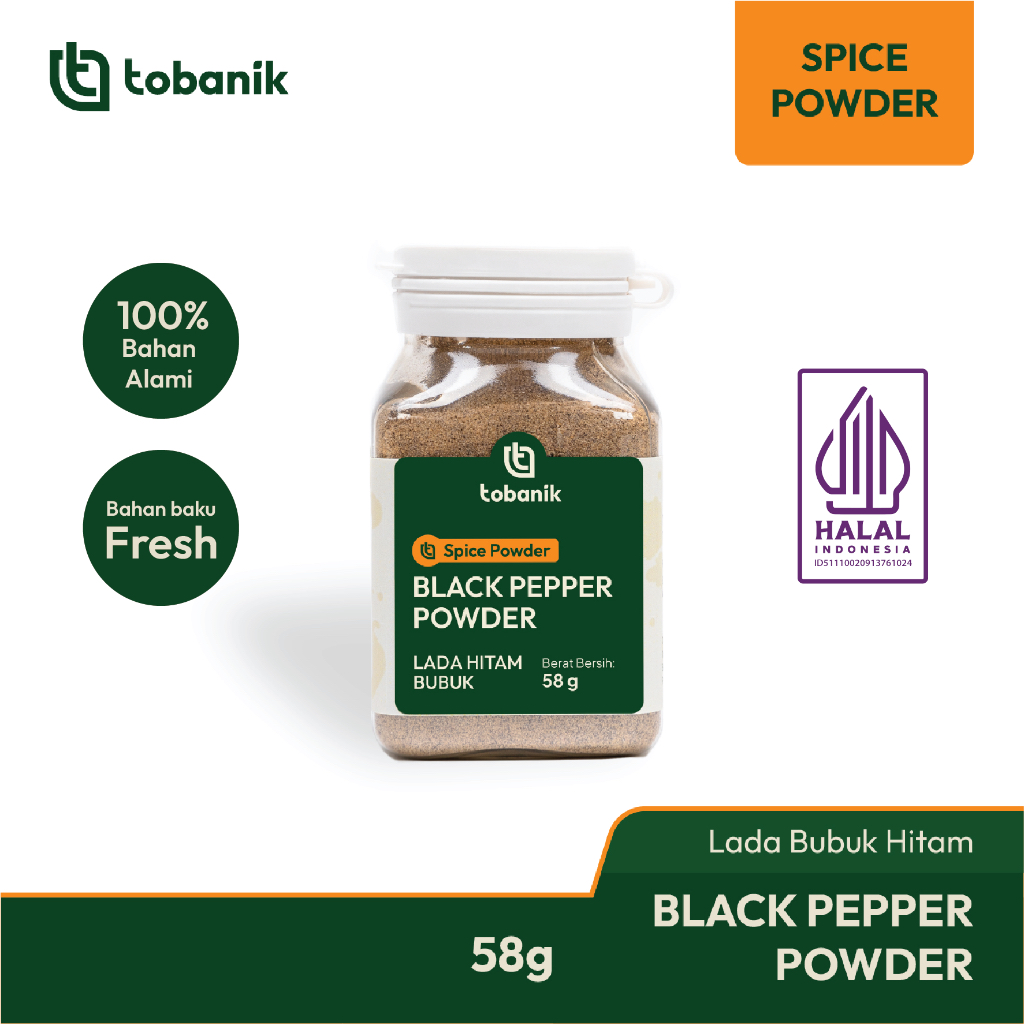 

Lada Hitam Bubuk 58 gram / Black Pepper Powder