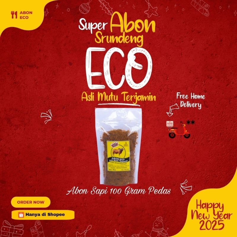 

ABON SAPI ECO 100gr PEDAS EXP September 2025