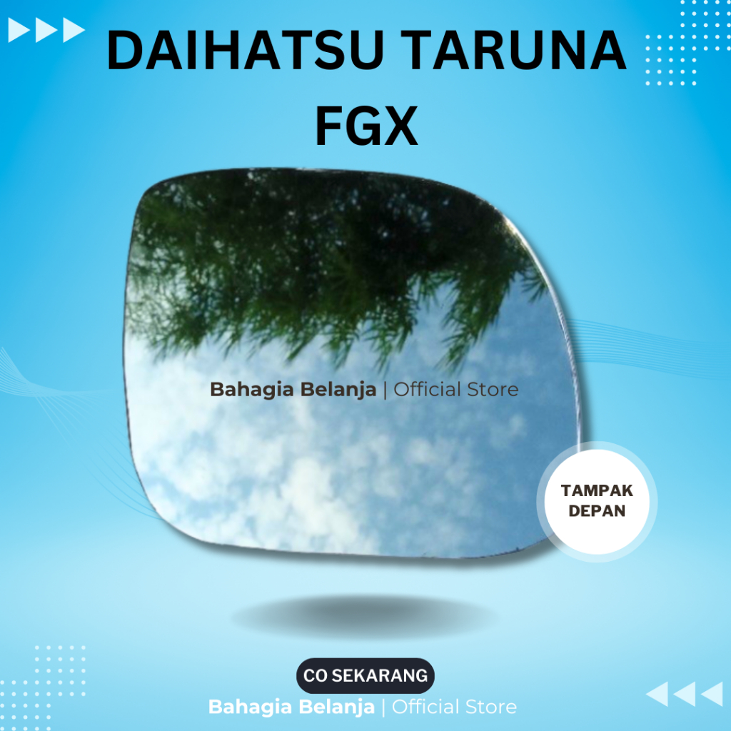 Kaca Spion Sepion Daihatsu Taruna FGX tahun 2001 2002 2003 2004 2005 hanya kaca saja tanpa breket / 