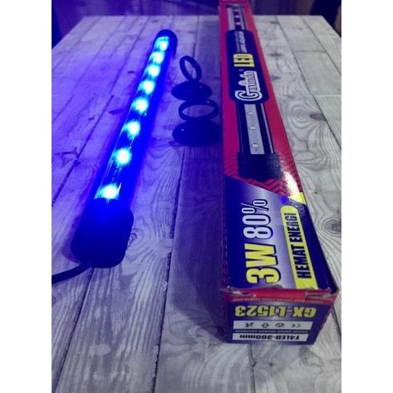 GX-L1523 Graxindo Lampu Aquarium LED Biru - Lampu Hias Aquarium - Lampu LED