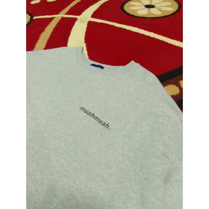 Crewneck Muah Muah Abu | Sweatshirt Muah Muah Second