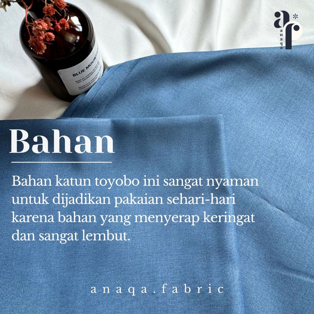 1 meter Kain Toyobo Original Royal Mix PREMIUM // Katun Toyobo