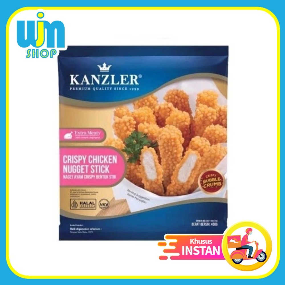 

Kanzler Crispy Chicken Nugget Sticky 450gr WJM Naget Ayam HALAL