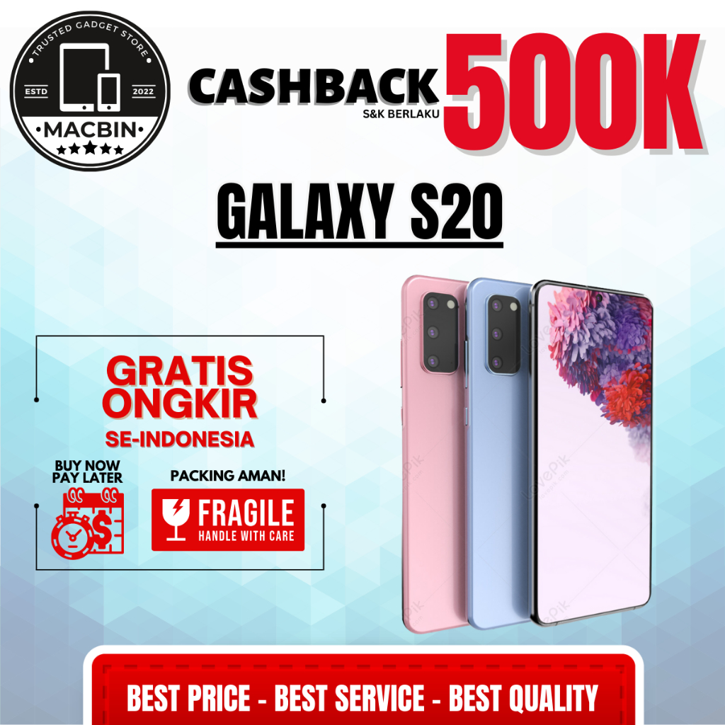 Samsung Galaxy S20 8/128GB Second Original Resmi Sein