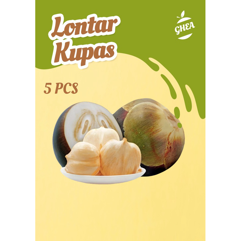 

Buah Lontar Kupas Fresh Isi 5 - Asli Segar dan Manis