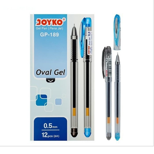 

Pulpen Gel Joyko Oval GP-189 Tip 0.5 mm Warna Hitam-Satuan Abq