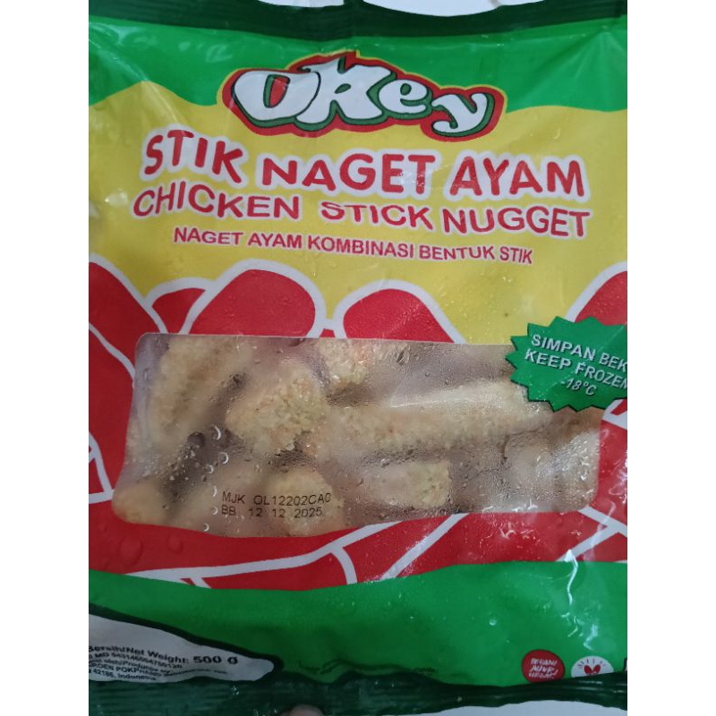 

Nuget Stik Ayam Okey 500 gr