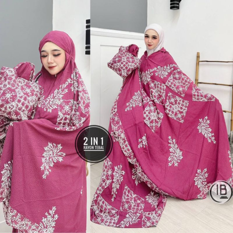 MUKENA BATIK CAP MUKENA POTONGAN DEWASA MUKENA BATIK PEKALONGAN