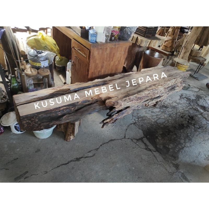 Kursi Bangku Kayu Sonokeling (Panjang 230cm Lebar 40cm)