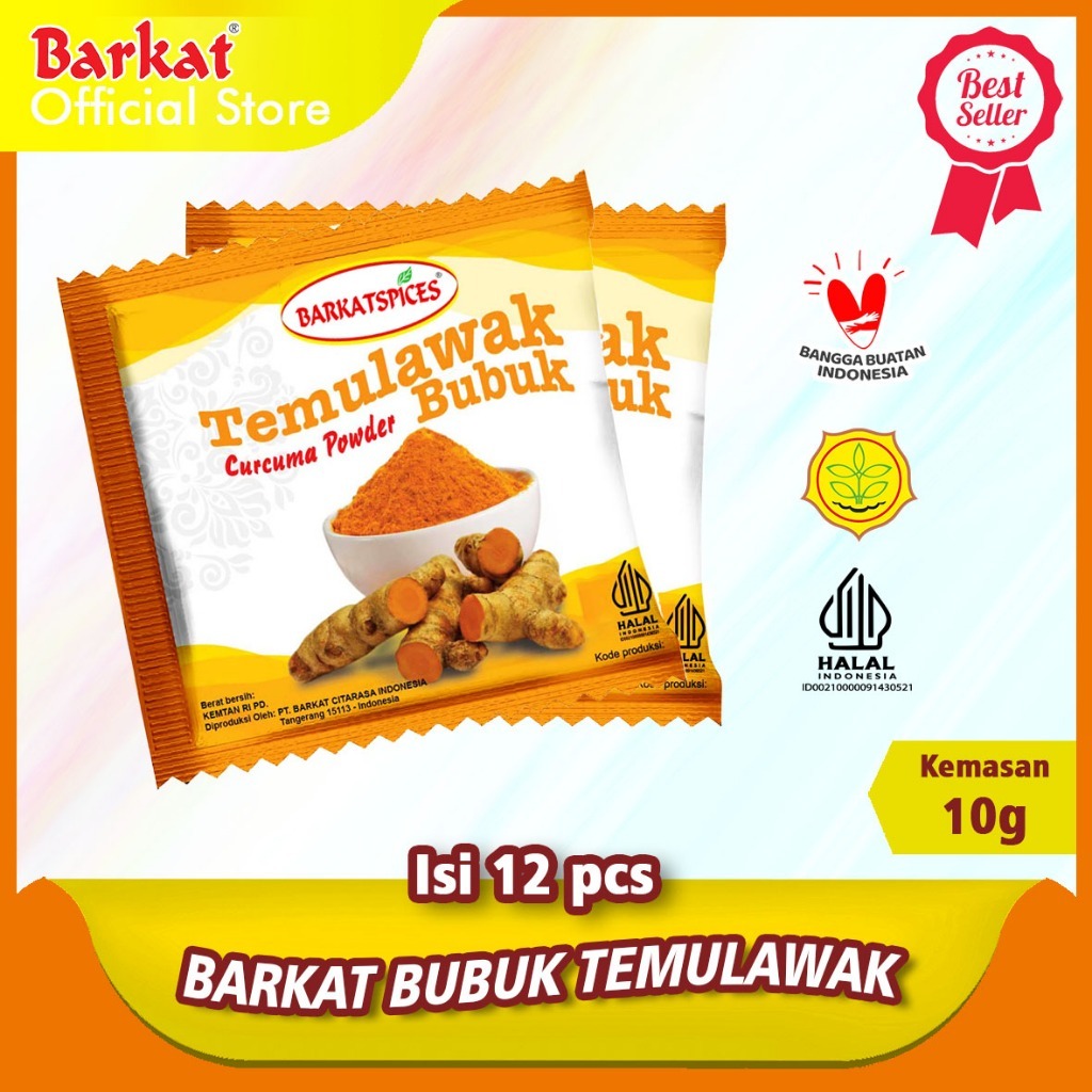 

Barkat Bubuk Temulawak 10 gram isi 12 pcs