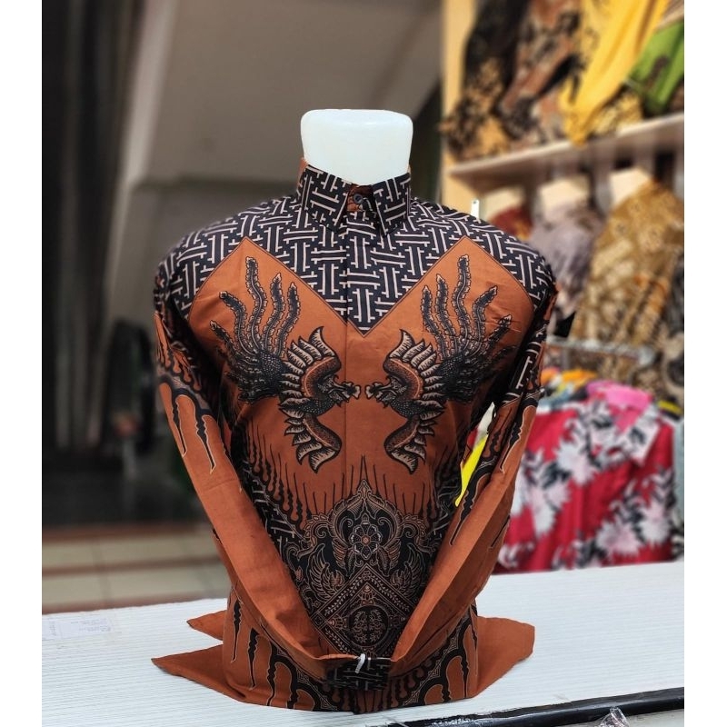 Batik Pria Tangan panjang Lapis Puring