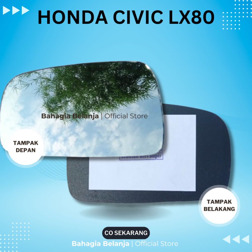 Kaca Spion Mobil Honda Civic Lx Tahun 1988 - 1999