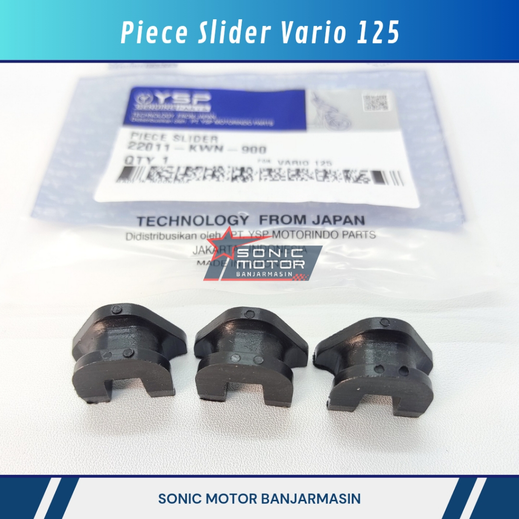 Piece Slider Plastik Jepit Rumah Roller (YSP) Vario 125 Led Esp KZR/KWN Vario 125/150 Fi Old Lama PC
