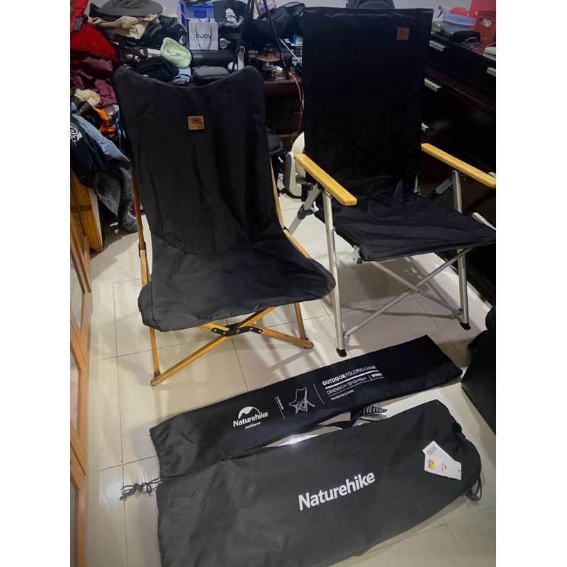 kursi lipat Naturehike NH19Y001-Z &  NH17T003-Y (preloved)