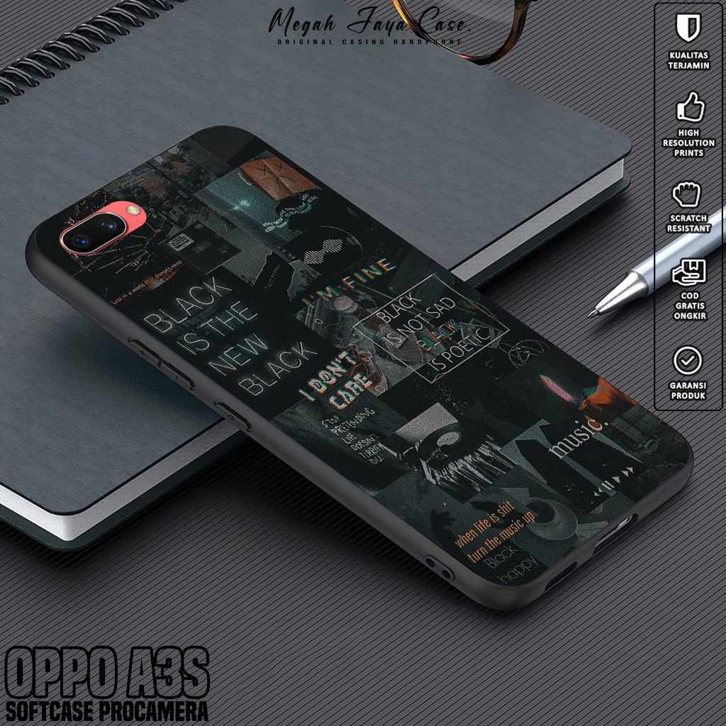 Case Oppo A3S - Casing Hp Oppo A3S Motif AESTH - Silikon Oppo A3S - Softcase Hp Oppo A3S - Kondom Hp
