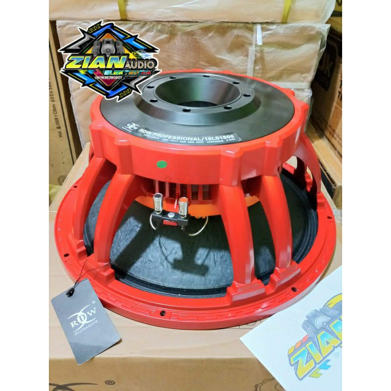 Speaker 18" Komponen RDW 18LS1800  Original vc 5"