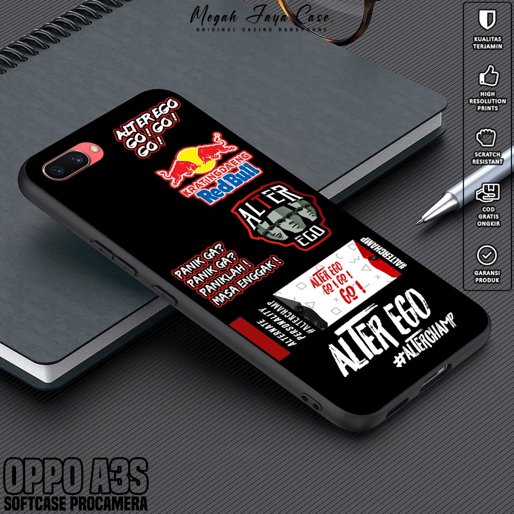 Case Oppo A3S - Casing Hp Oppo A3S Motif ESPRT - Silikon Oppo A3S - Softcase Hp Oppo A3S - Kondom Hp