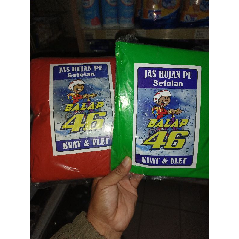 Jas Hujan Setelan Balap 46 Kuat &Ulet