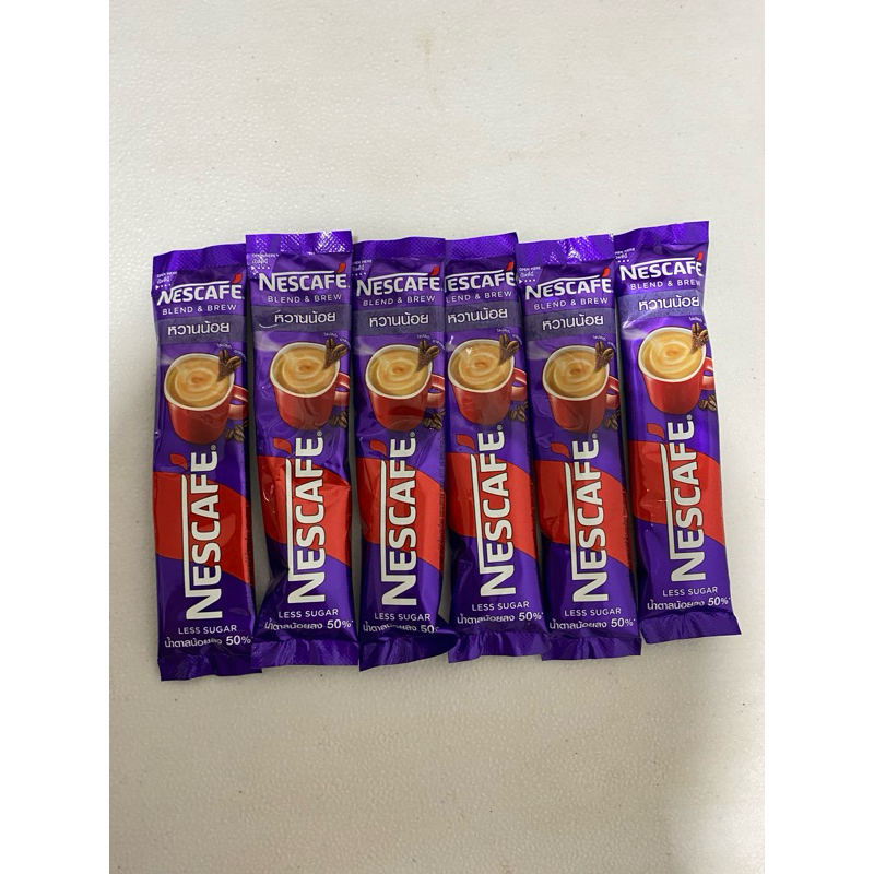 

Nescafe Blend & Brew less sugar (harga persatuan)