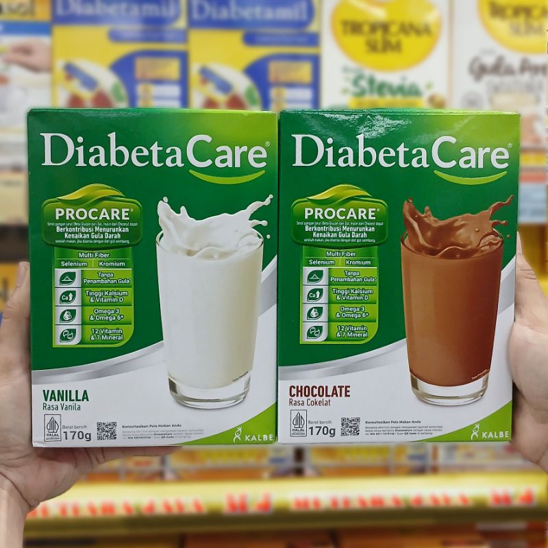 

Diabetacare Susu Bubuk Diabetes Vanila & Coklat 170g