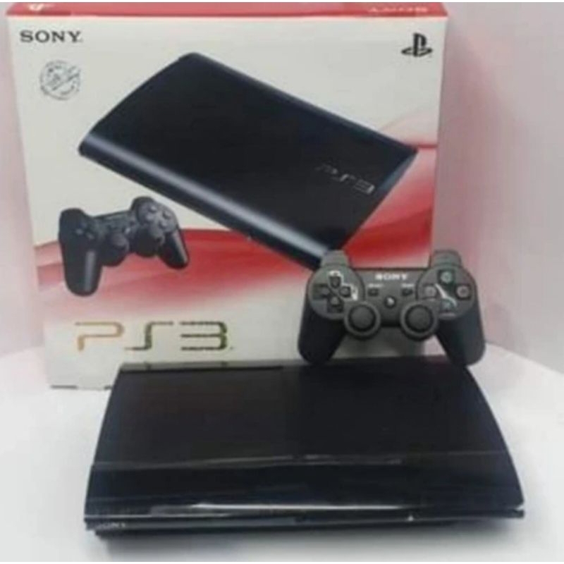 Ps3 ps 3 playstation sony super slim 500 gb full set