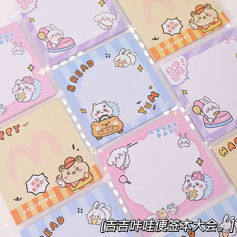 

SN~Sticky Note Motif Hewan Tempelan Catatan Memo Note Karakter Animal Lucu/Mini Note Tebal