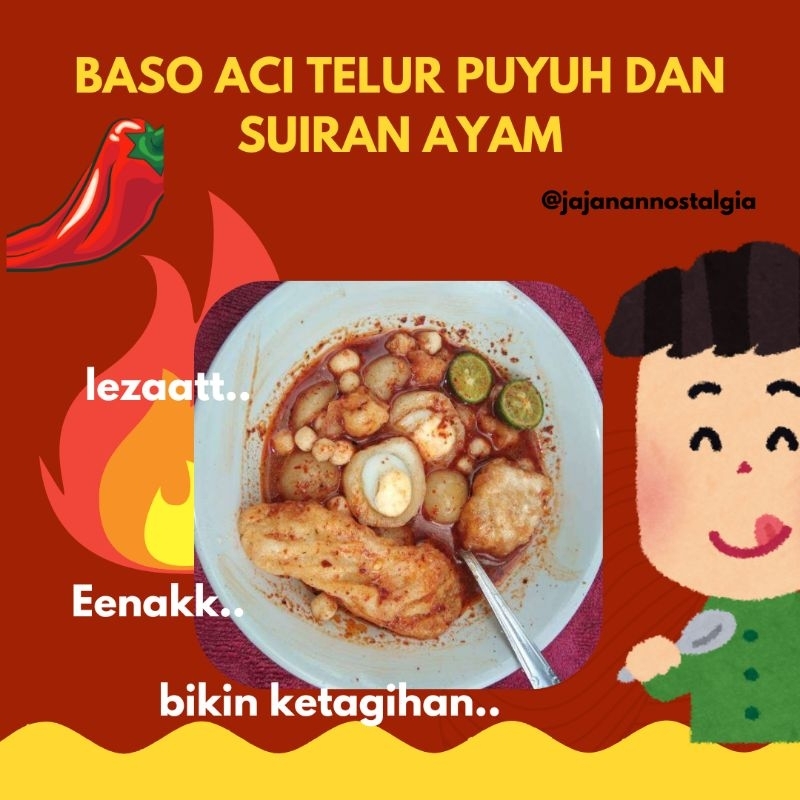 

BASO ACI TELUR PUYUH DAN SUIRAN AYAM