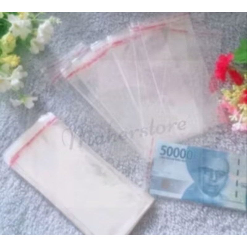 

(ECER 10PCS) PLASTIK UANG OPP UKURAN 7X15CM PLASTIK BUKET UANG/BUKET BUNGA