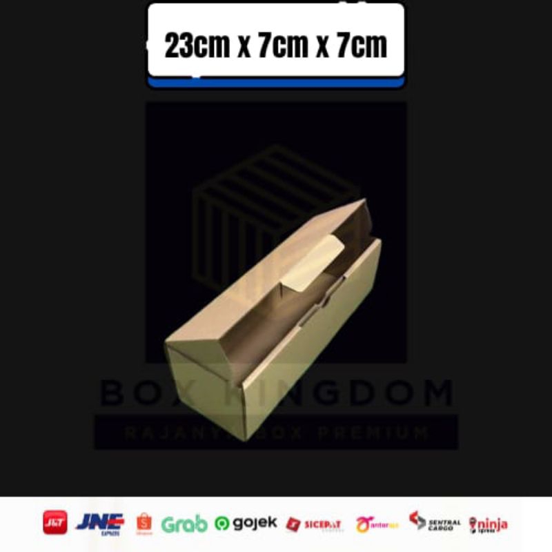 

Kardus Karton Uk, 23x7x7 cm...Die Cut untuk packing - aksesoris - dll