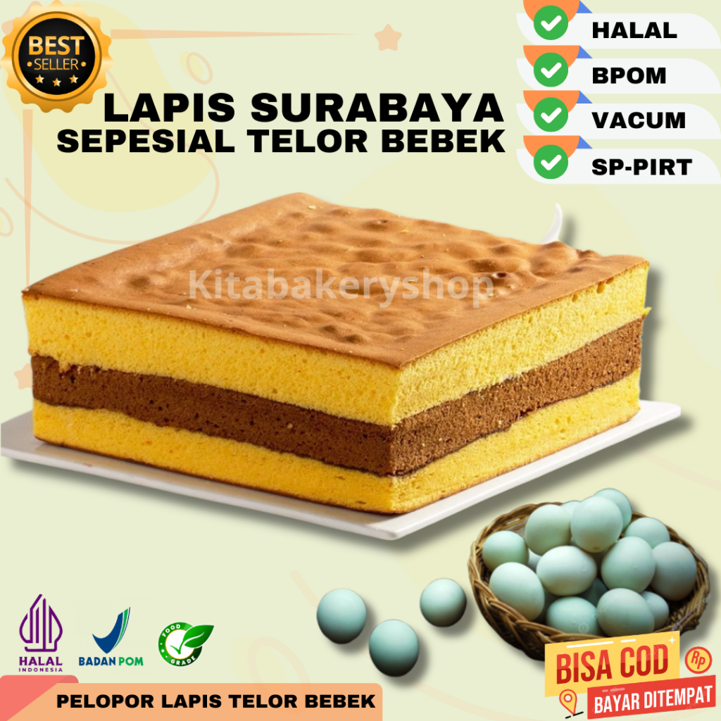 

KUE LAPIS SURABAYA WISMAN 22X22 CM