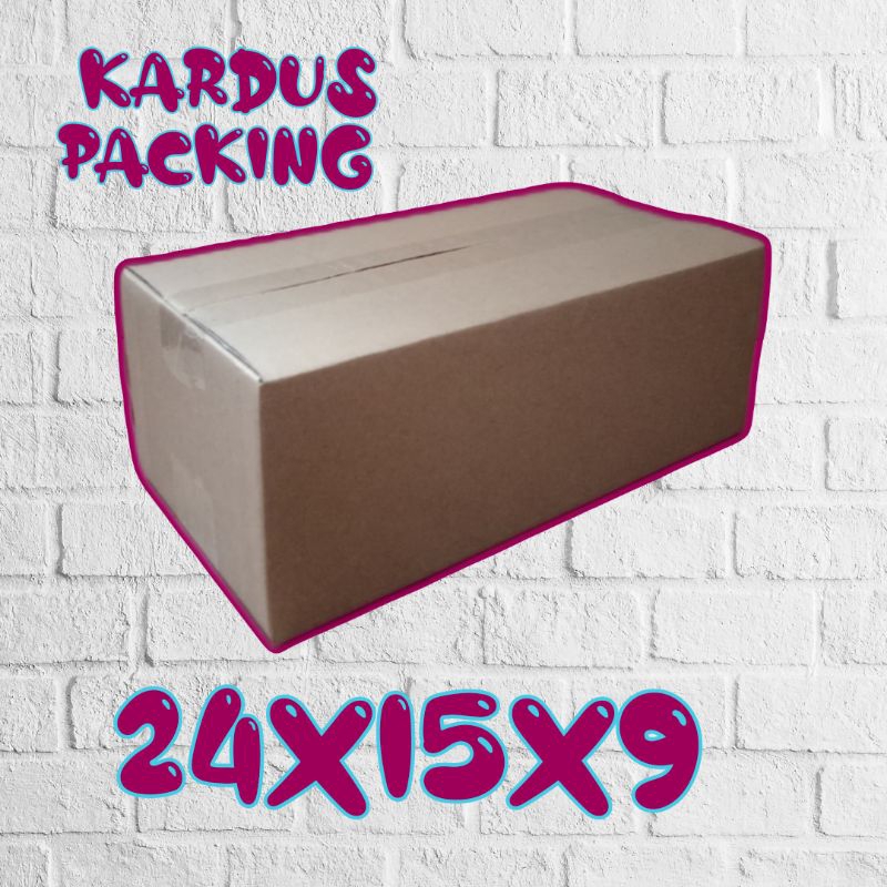 

kardus packing UK 24x15x9 kardus besar kardus kecil