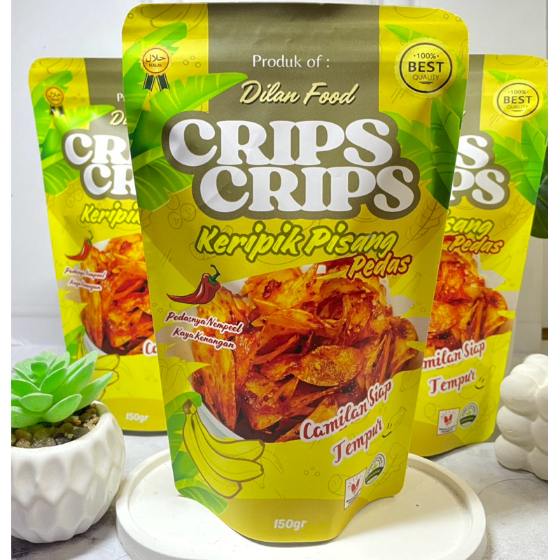 

CRIPCRIPS Keripik PISANG SAMBALADO/Keripik pisang/Keripik Singkong